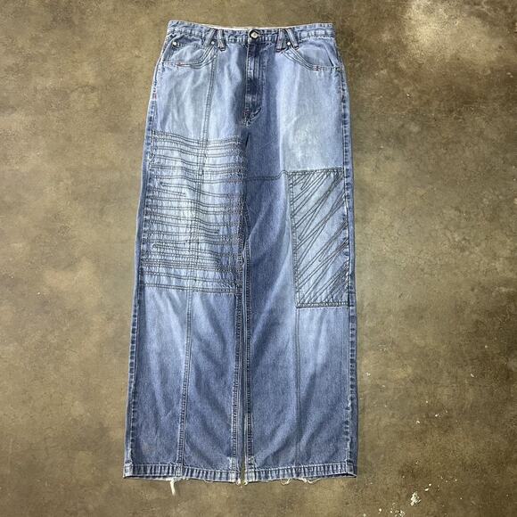 Vintage Y2k Phat Farm Blue Baggy Loose Fit Jeans 34x32